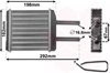 Радиатор печки (отопителя) 81006024 VAN WEZEL