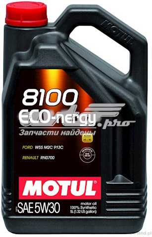 Масло моторное 8100 eco-nergy 5w30 4l 812307