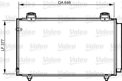Конденсер 814210 VALEO