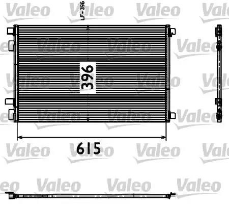Радиатор охлаждения кондиционера 817608 VALEO