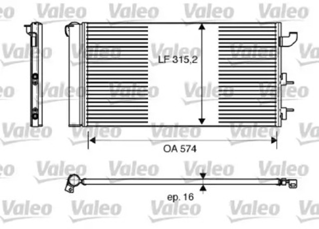 Конденсер 818162 VALEO