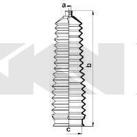 Чохол рульового механізму 83901 GKN-Spidan