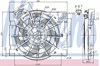 Диффузор радиатора охлаждения в сборе с мотором и крыльчаткой 85186 NISSENS