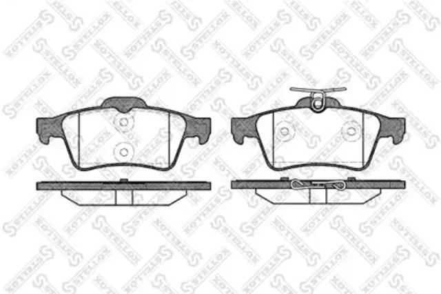 Колодки тормозные дисковые комплект 853020SX STELLOX