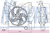 Диффузор радиатора охлаждения в сборе с мотором и крыльчаткой 85316 NISSENS