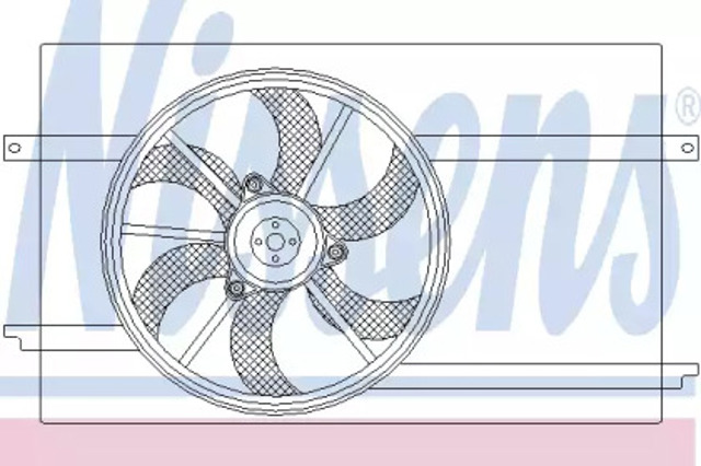 Вентилятор радиатора 85593 NISSENS
