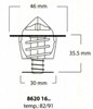 Авто термостат 86201691 TRISCAN