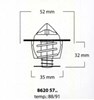 Водяная помпа термостата 86205791 TRISCAN