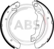 Колодки тормозные задние, барабанные 8705 ABS