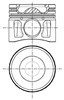 Поршня на 1 цилиндр, STD 8742770010 NURAL