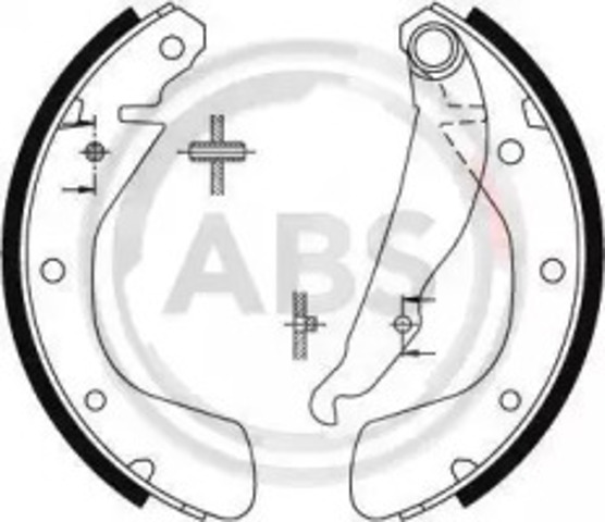 Барабанные колодки 8884 ABS