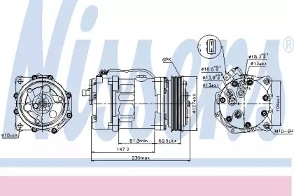 NISSENS 89044 Компрессор кондиционера в наличии Кривой Рог