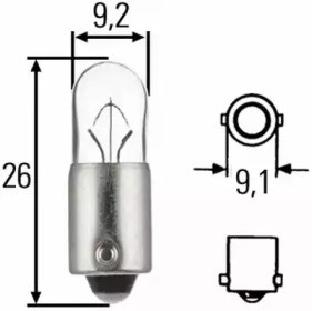Лампа автомобильная 8GP002067241 HELLA