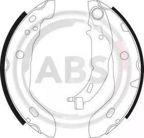 Барабанные тормозные колодки 9041 ABS