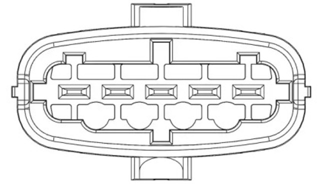 Датчик потоку (витрати) повітря, витратомір MAF - (Mass Airflow) 90466 NGK