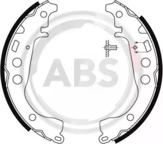 Барабанные тормозные колодки 9058 ABS