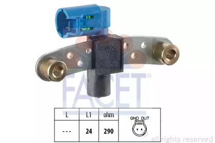 Датчик положения коленвала 90597 FACET