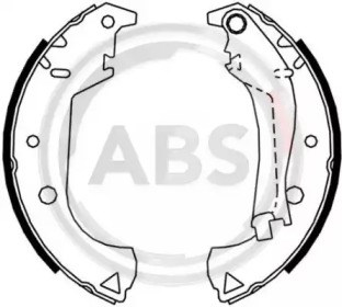 Колодки тормозные задние, барабанные 9119 ABS