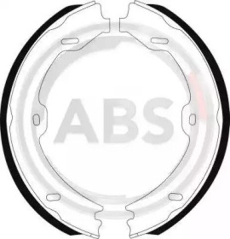 Тормозные колодки стояночного тормоза 9141 ABS