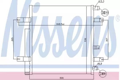 Конденсер 940094 NISSENS