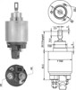 Втягивающее реле стартера 940113050343 MAGNETI MARELLI