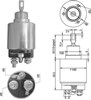 Реле втягивающее стартера 940113050348 MAGNETI MARELLI