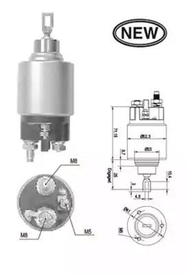 MAGNETI MARELLI 940113050554 Втягивающее реле стартера в наличии Винница