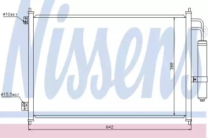 Конденсатор кондиционера 940121 NISSENS