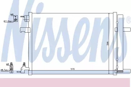 Конденсер 940134 NISSENS