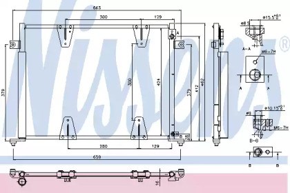 Конденсатор кондиционера 940373 NISSENS