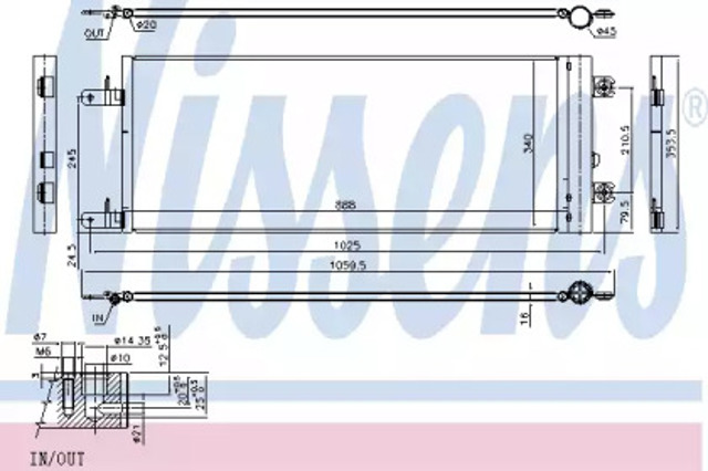 Конденсер 940409 NISSENS