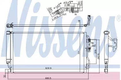 NISSENS 940590 Радиатор кондиционера в наличии Чернигов