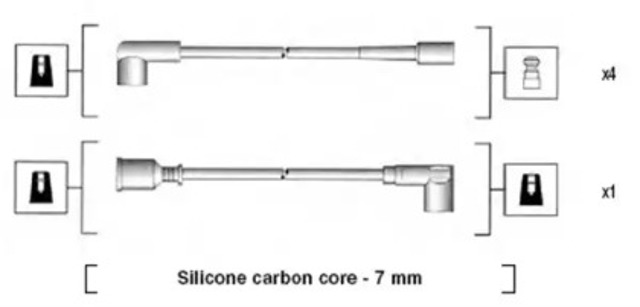 Высоковольтные провода  941275020838 MAGNETI MARELLI