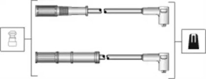 Высоковольтные провода  941318111301 MAGNETI MARELLI