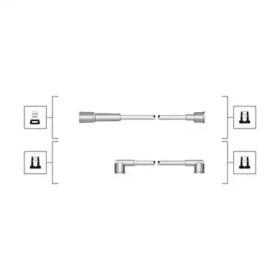 Провода зажигания 941319170106 MAGNETI MARELLI