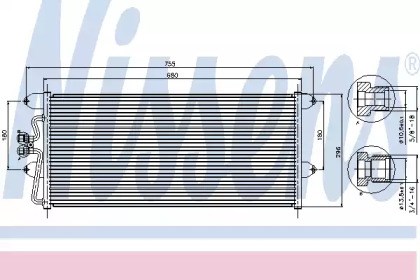 NISSENS 94307 Радиатор кондиционера в наличии Украина