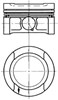 Поршень в комплекте на 1 цилиндр, 2-й ремонт (+0,50) 94503720 KOLBENSCHMIDT