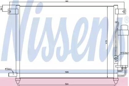 NISSENS 94641 Радиатор кондиционера в наличии Одесса