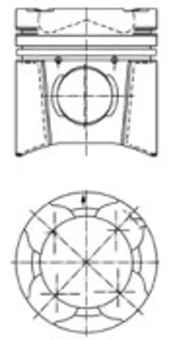 Поршень в сборе 94846600 KOLBENSCHMIDT