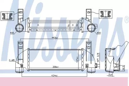 NISSENS 96219 Интеркулер в наличии Павлоград