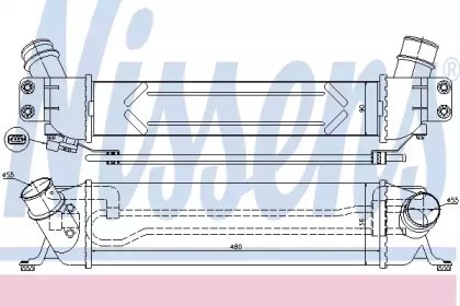 Интеркулер 96458 NISSENS