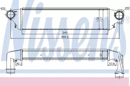 Интеркулер 96741 NISSENS