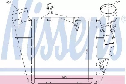 96770 NISSENS Радиатор интеркуллера купить в Львов