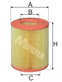 Воздушный фильтр двигателя A872 MFILTER