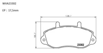 Колодки гальмівні передні, дискові ABP0104 Automotor France