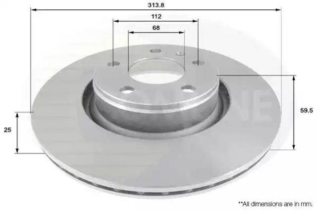 Диск тормозной передний ADC1470V COMLINE
