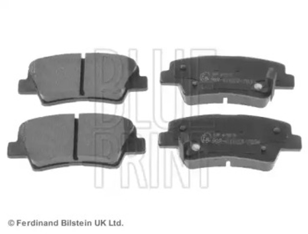 Задние дисковые колодки ADG042100 BLUE PRINT