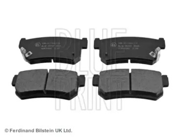 Колодки на тормоз задний дисковый ADG04262 BLUE PRINT
