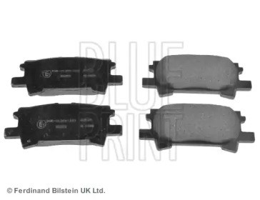 Задние дисковые колодки ADT342154 BLUE PRINT