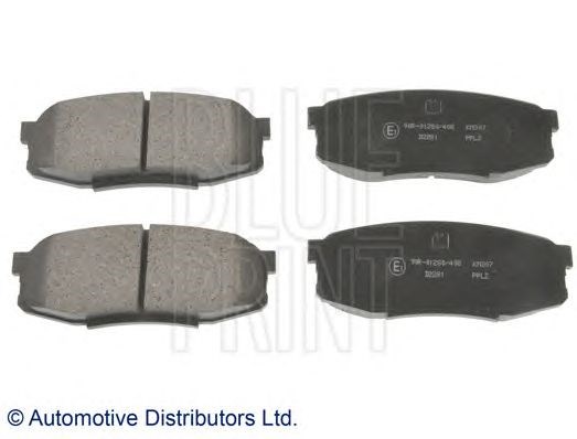 ADT342176 BLUE PRINT Колодки тормозные задние дисковые купить в Ирпень